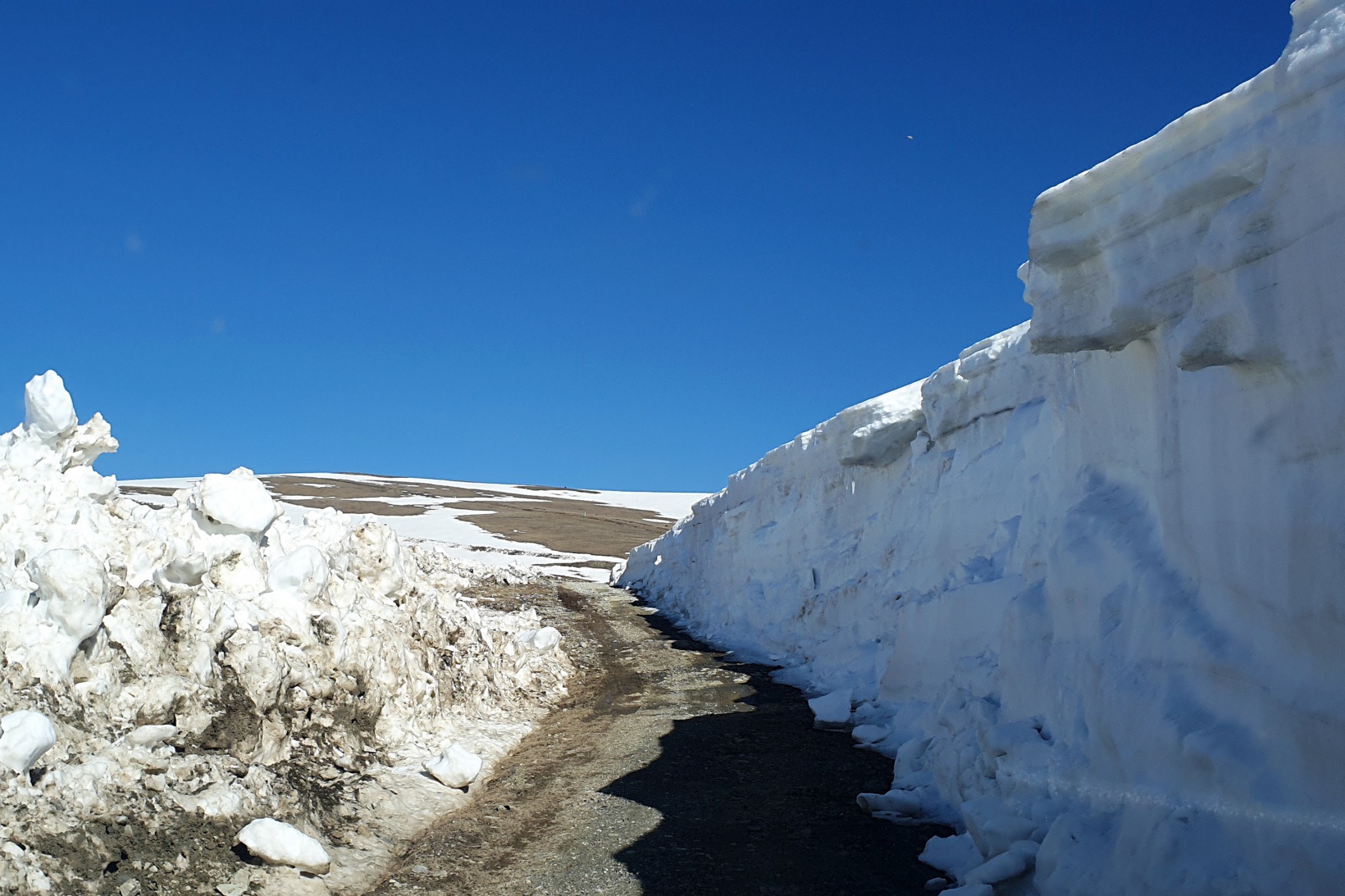 Gümüşhane yaylalarında karla mücadele devam ediyor 11