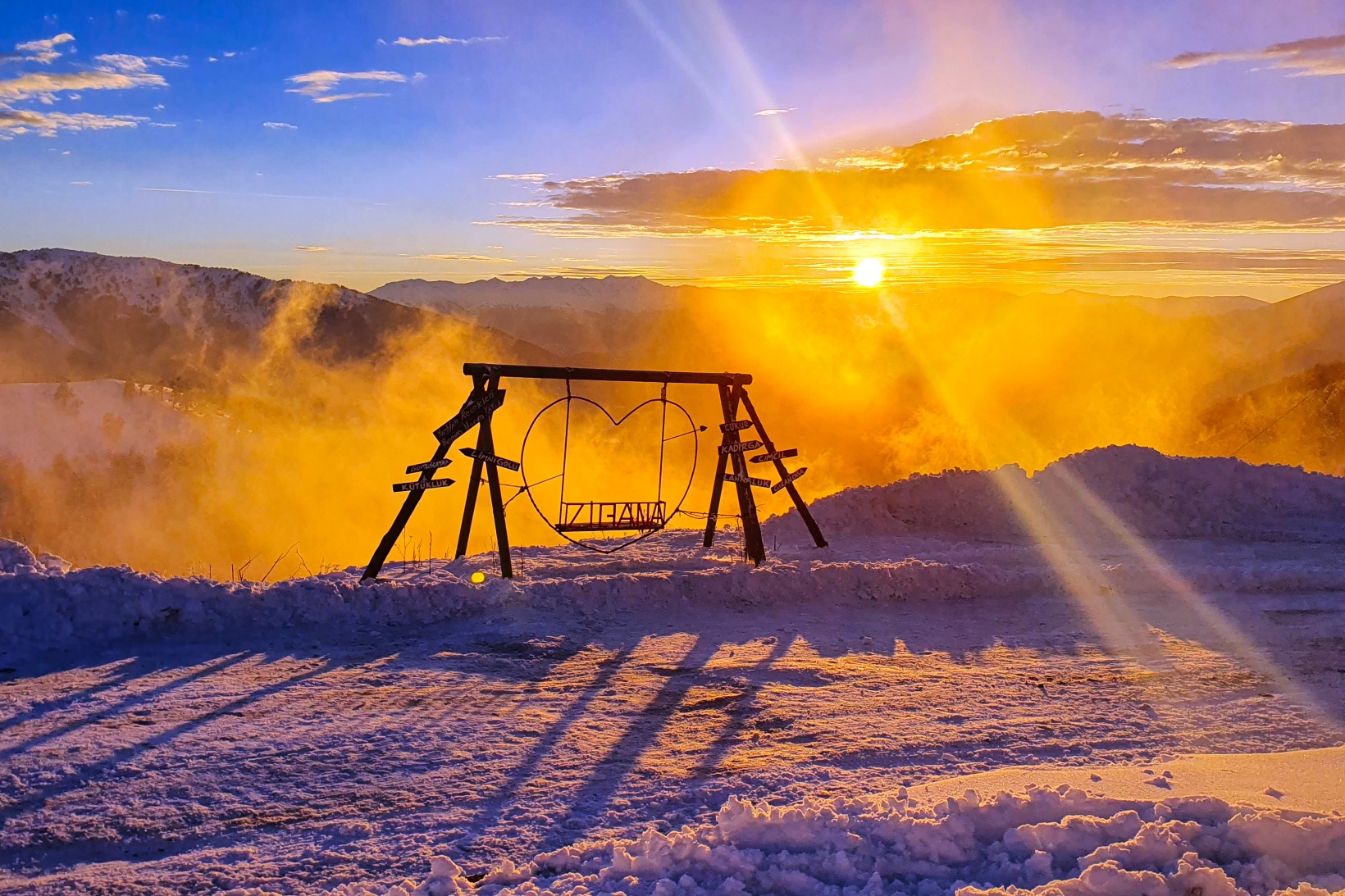 Zigana Dağından eşsiz gün batımı manzaraları 8