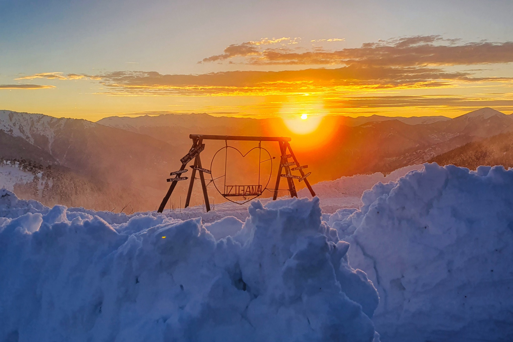 Zigana Dağından eşsiz gün batımı manzaraları 3