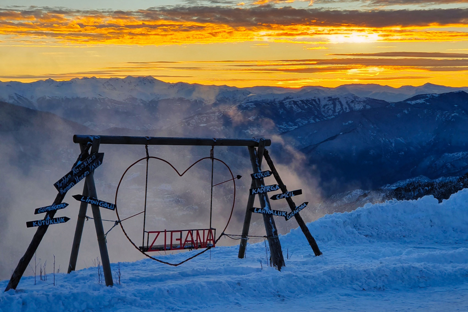 Zigana Dağından eşsiz gün batımı manzaraları 7
