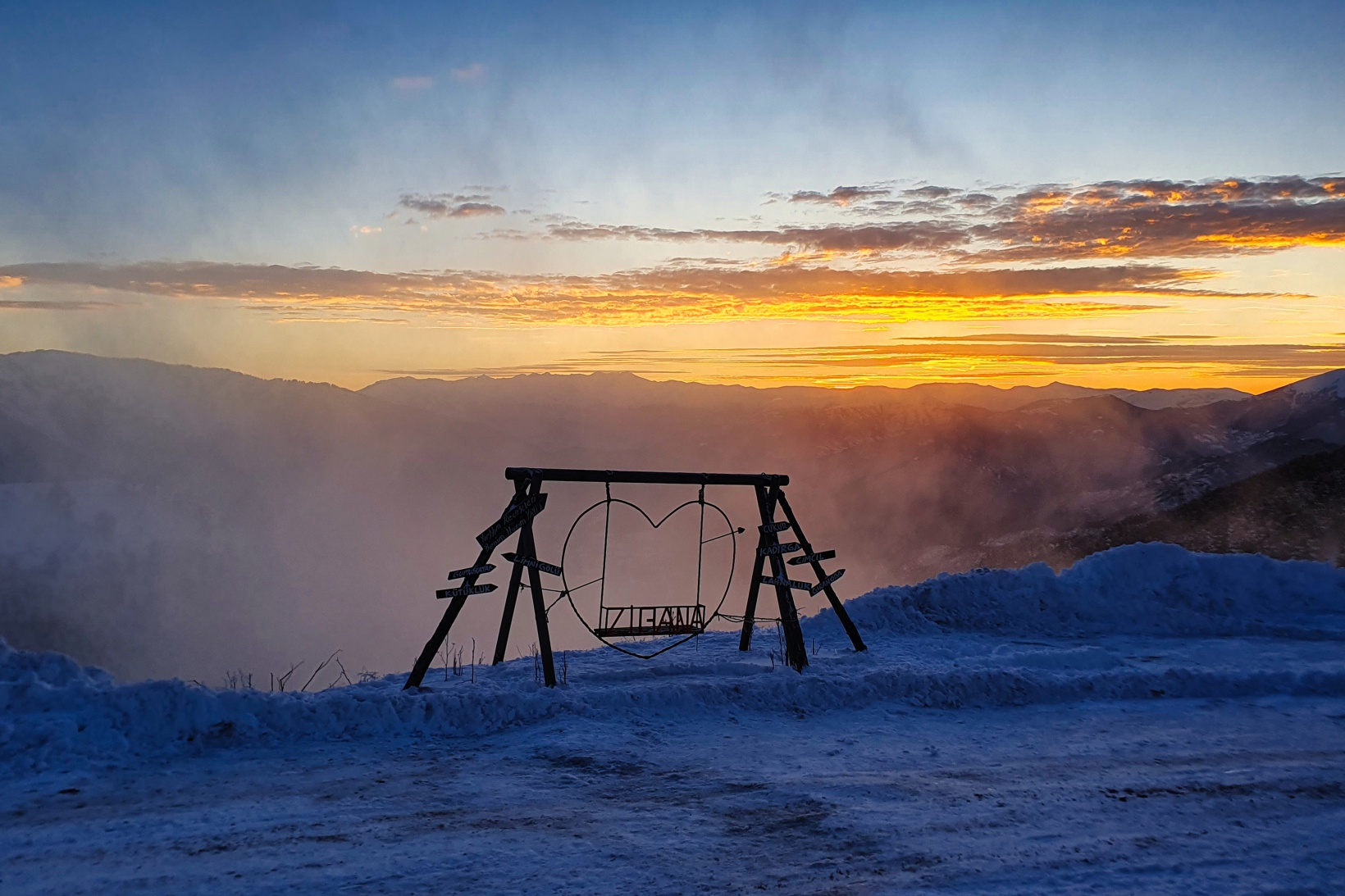 Zigana Dağından eşsiz gün batımı manzaraları 2