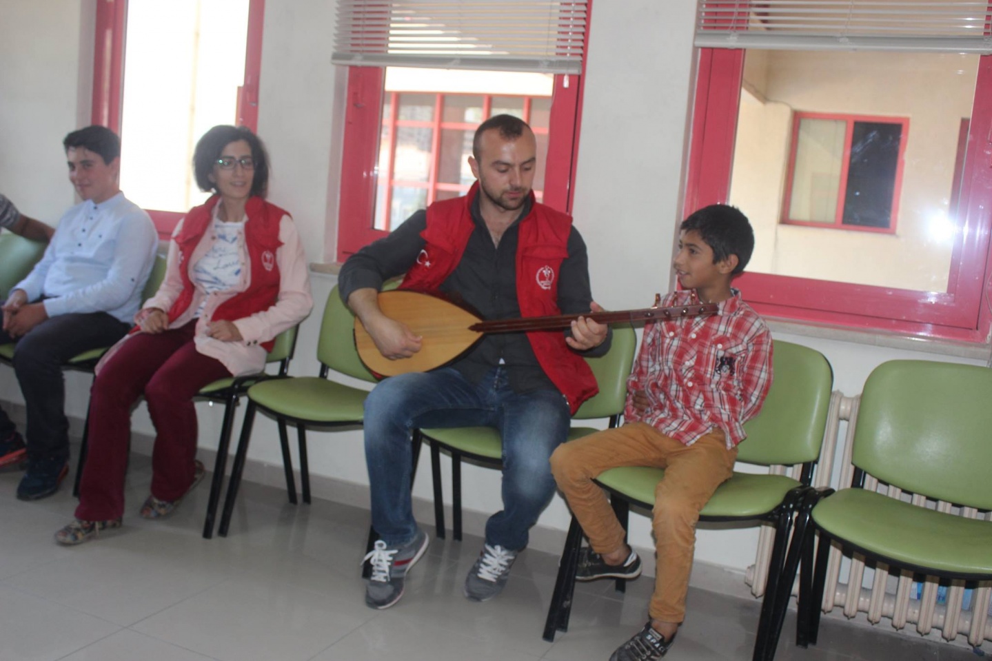 Yeşilbüklü gençler misafir edildi 1