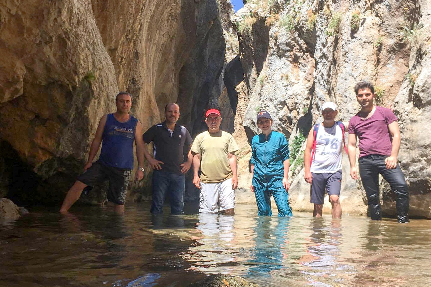 Gümüşhaneli dağcılardan Kelkit kanyonunda zorlu yürüyüş 5