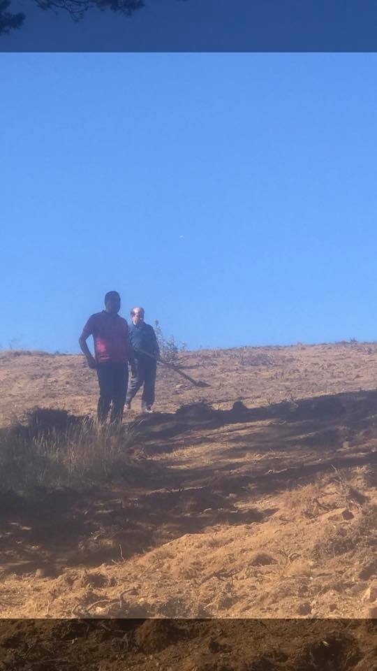 Tersun dağında yangın 8