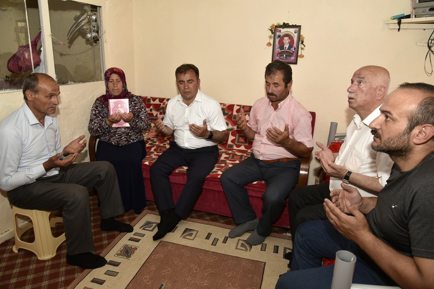 Başkan Çimen'den şehit öğretmen Necmettin Yılmaz’ın ailesine taziye ziyareti 2