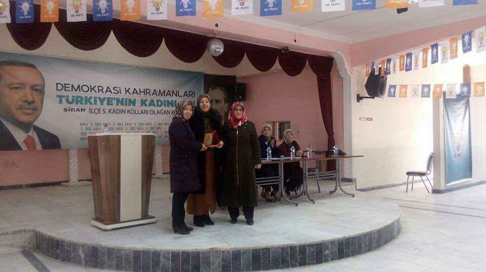AK Parti Şiran ilçe kadın kolları 5. olağan kongresi yapıldı 4