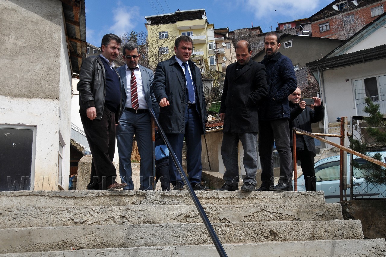 Karaer Mahallesinde dere ıslah çalışmaları başlıyor 1