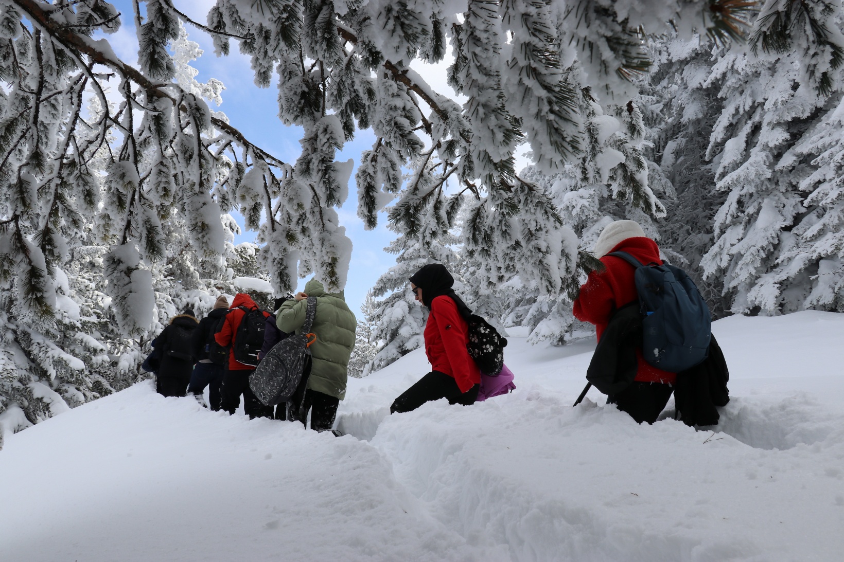Gümüşhane'nin zirvelerinde kutupları aratmayan yürüyüş 65