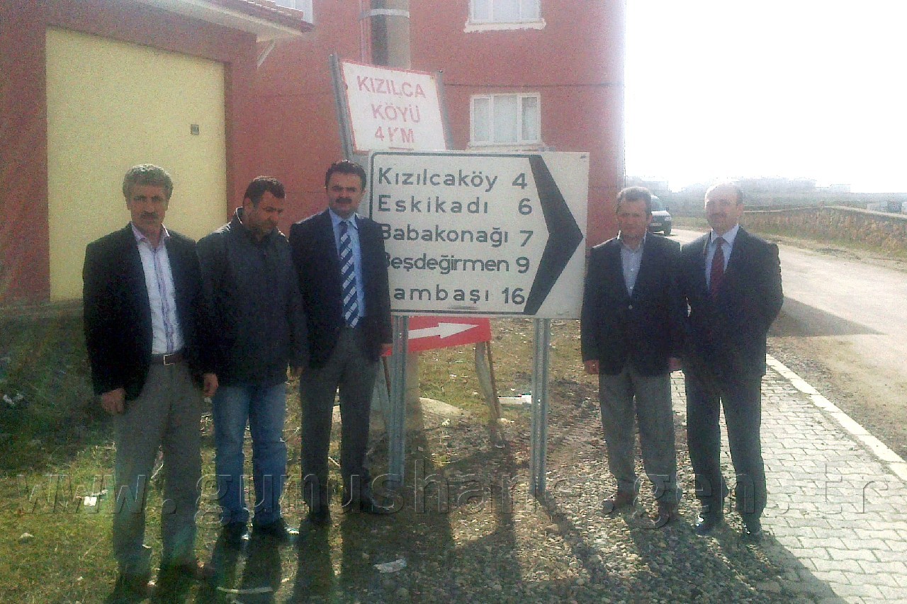 Gümüşhane'de Köy Levhaları Yenileniyor 2