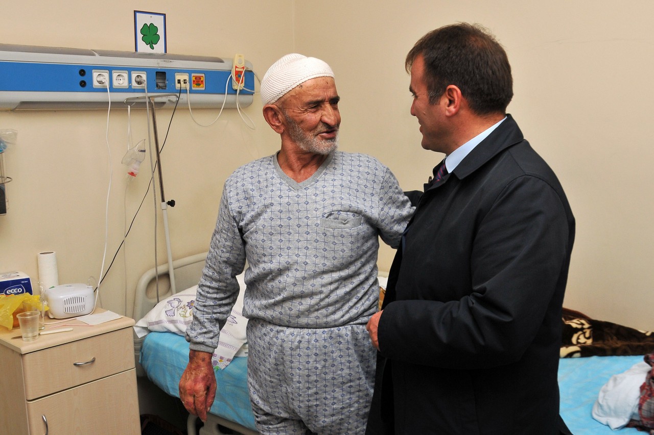 Başkan Çimen’den hasta ziyaretleri 2