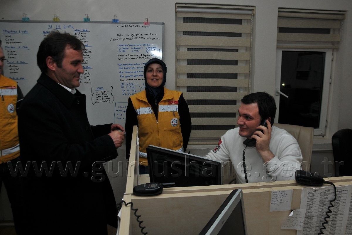 Başkan Çimen Yeni Yıla İtfaiyede Girdi 5