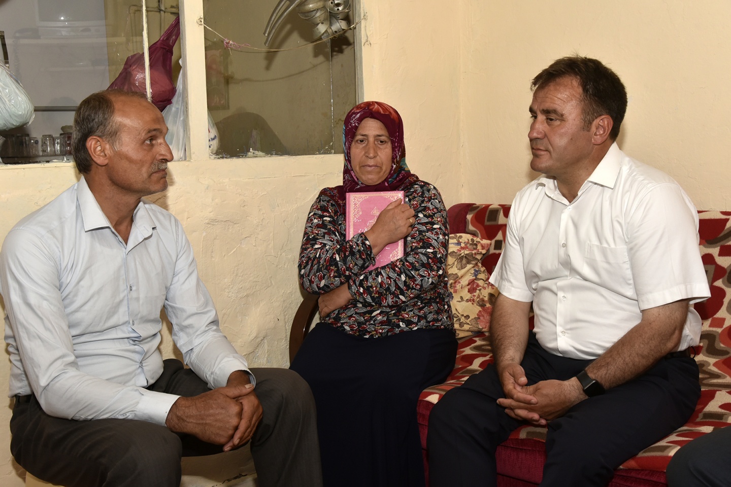 Başkan Çimen'den şehit öğretmen Necmettin Yılmaz’ın ailesine taziye ziyareti 1