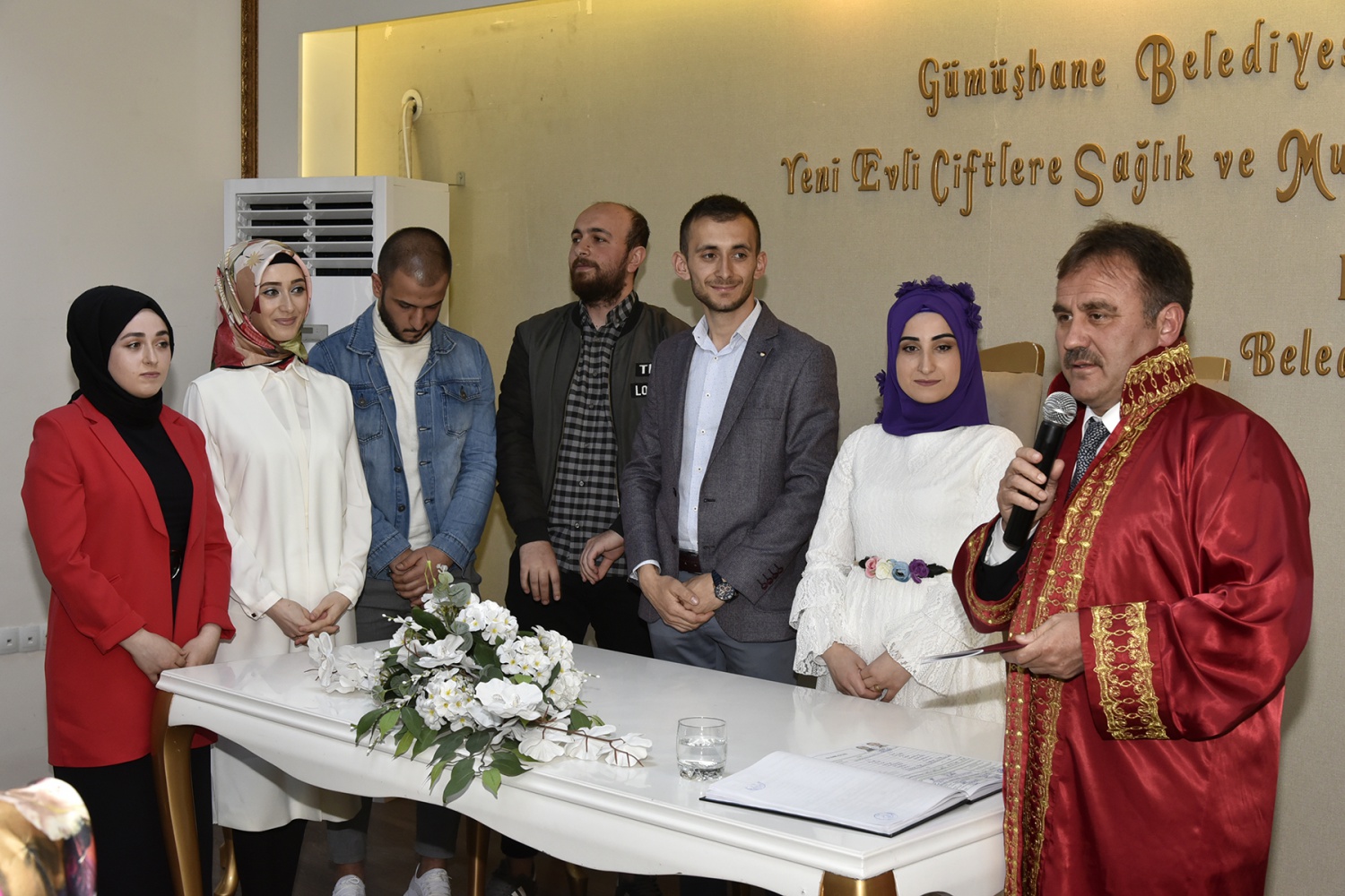 Belediye Başkanı Çimen, yeni dönemin ilk nikahını kıydı 2