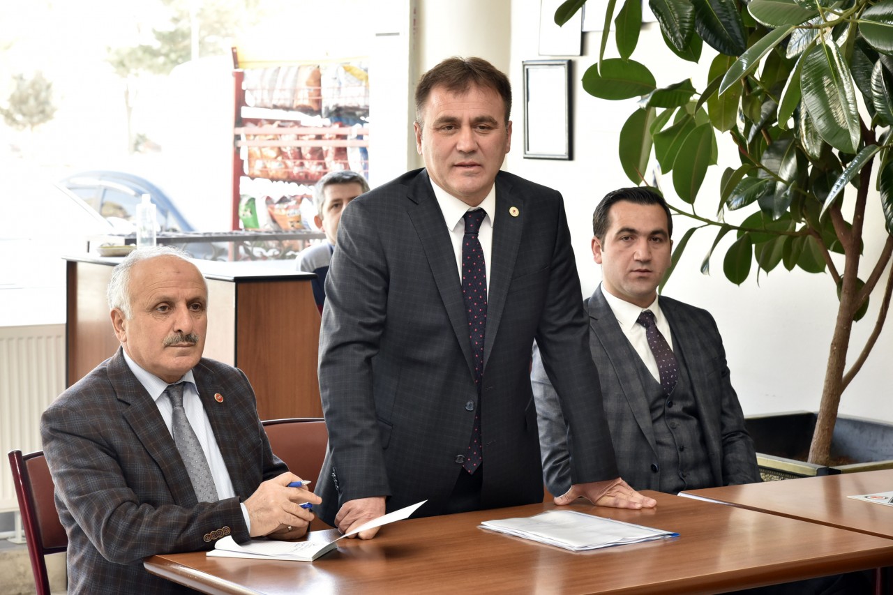 Başkan Çimen, sanayi esnafına AVM projesini anlattı 2