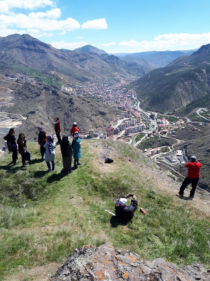 Gümüşhaneli dağcılar kadim şehir Süleymaniye’den Canca kalesine yürüdü 4