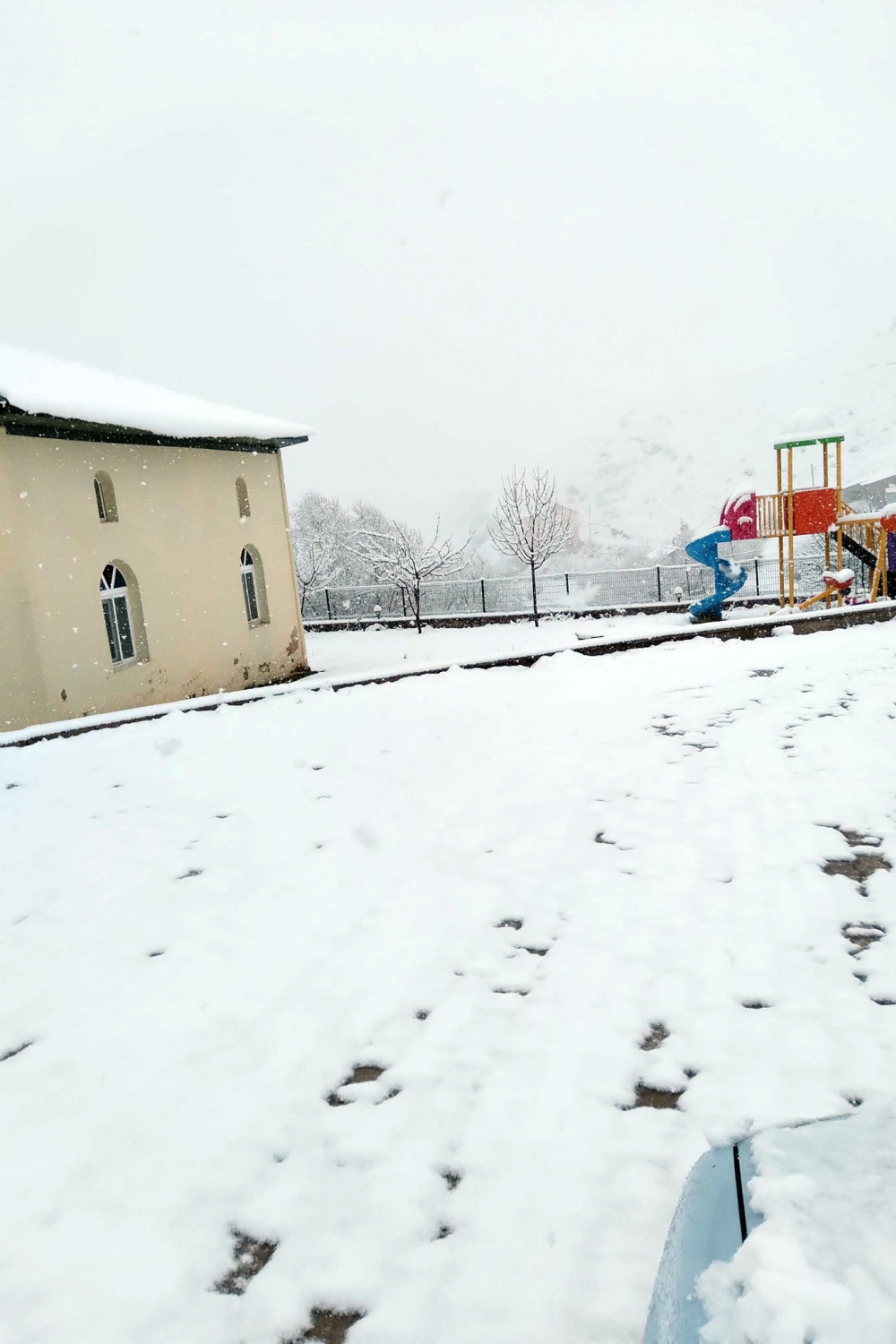 Gümüşhane’nin yükseklerinde kar yağışı etkili oluyor 5