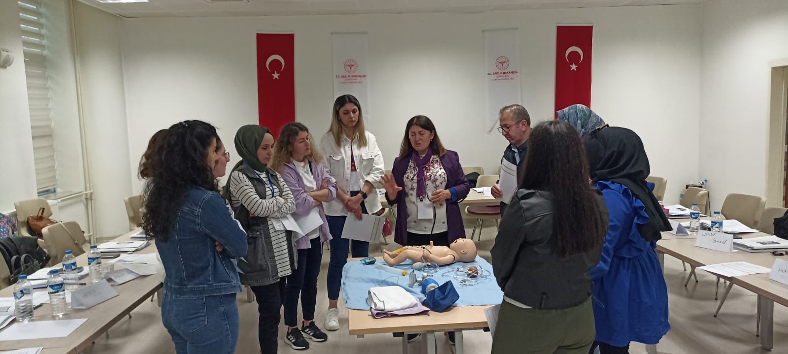 Gümüşhane’de Yenidoğan Canlandırma Programı eğitimi yapıldı 10