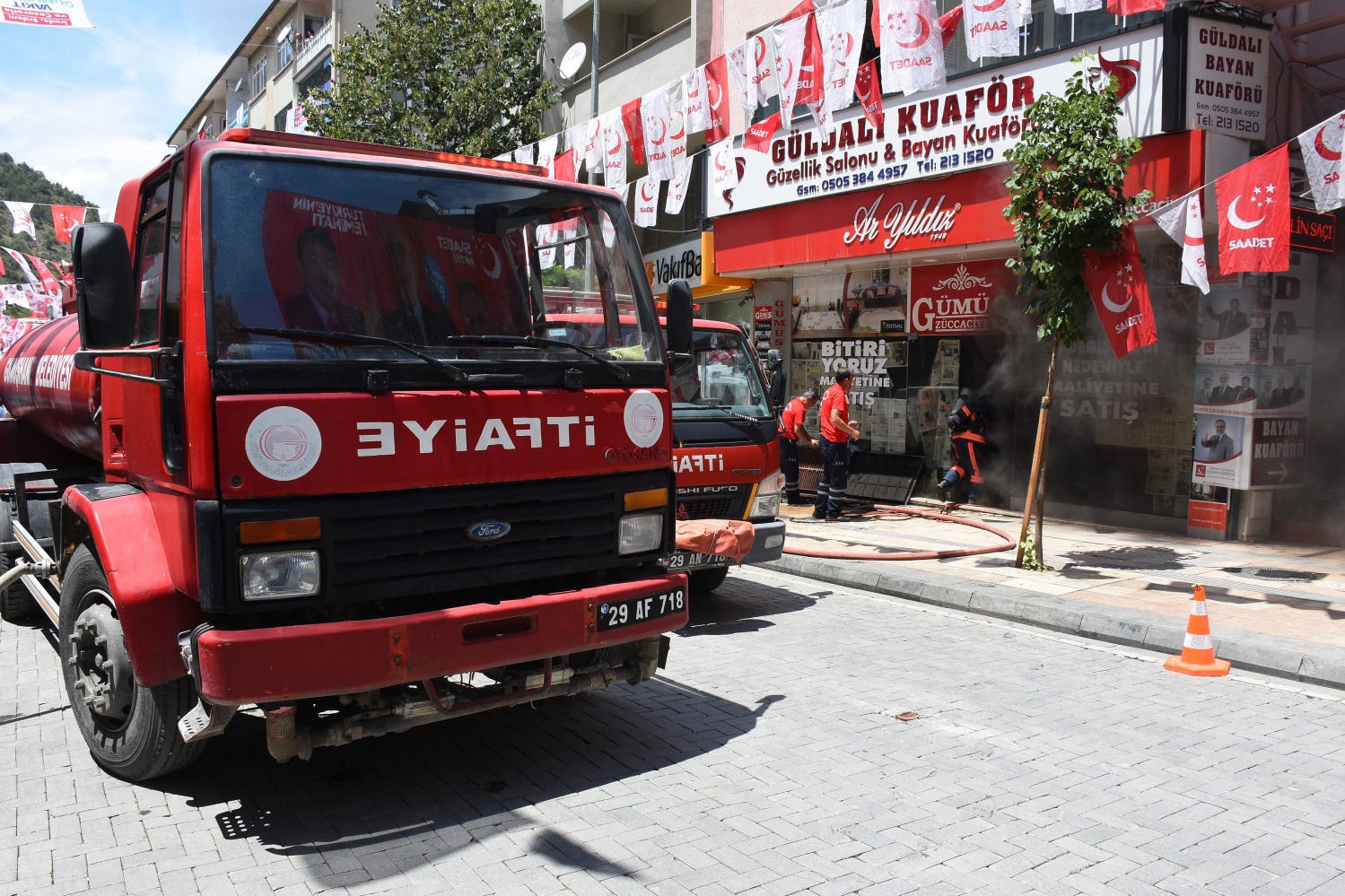 Gümüşhane'de yangın 6