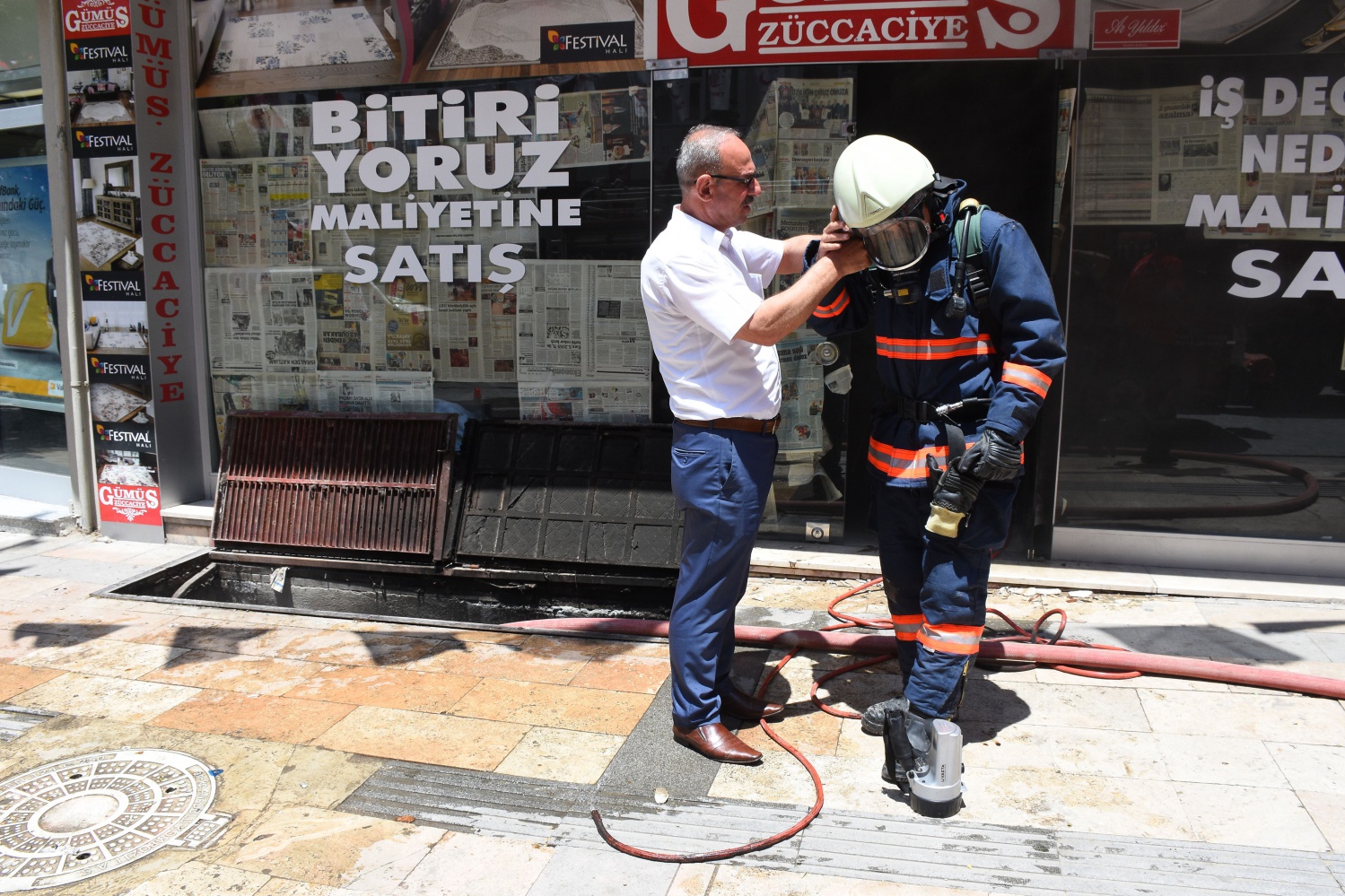 Gümüşhane'de yangın 1