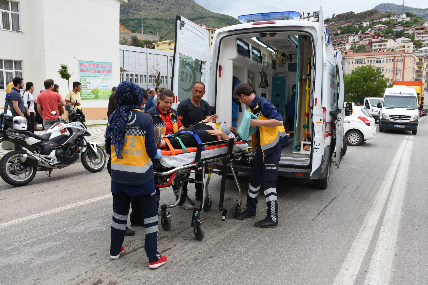 Gümüşhane’de trafik kazası: 2 yaralı 2