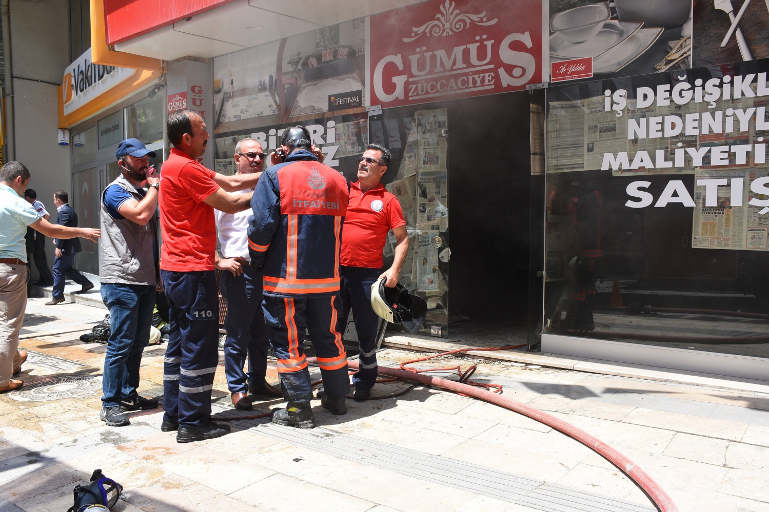 Gümüşhane'de yangın 2