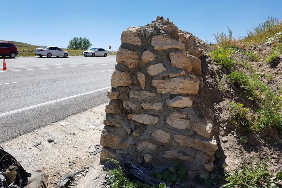 Pöske dağında trafik kazası: 1 ölü 1