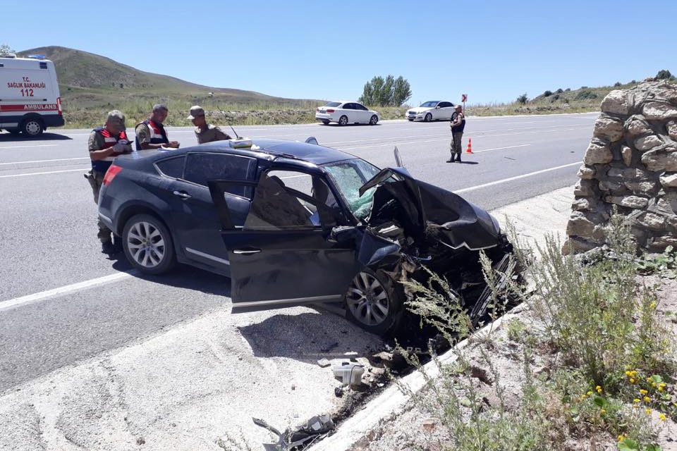 Pöske dağında trafik kazası: 1 ölü 6