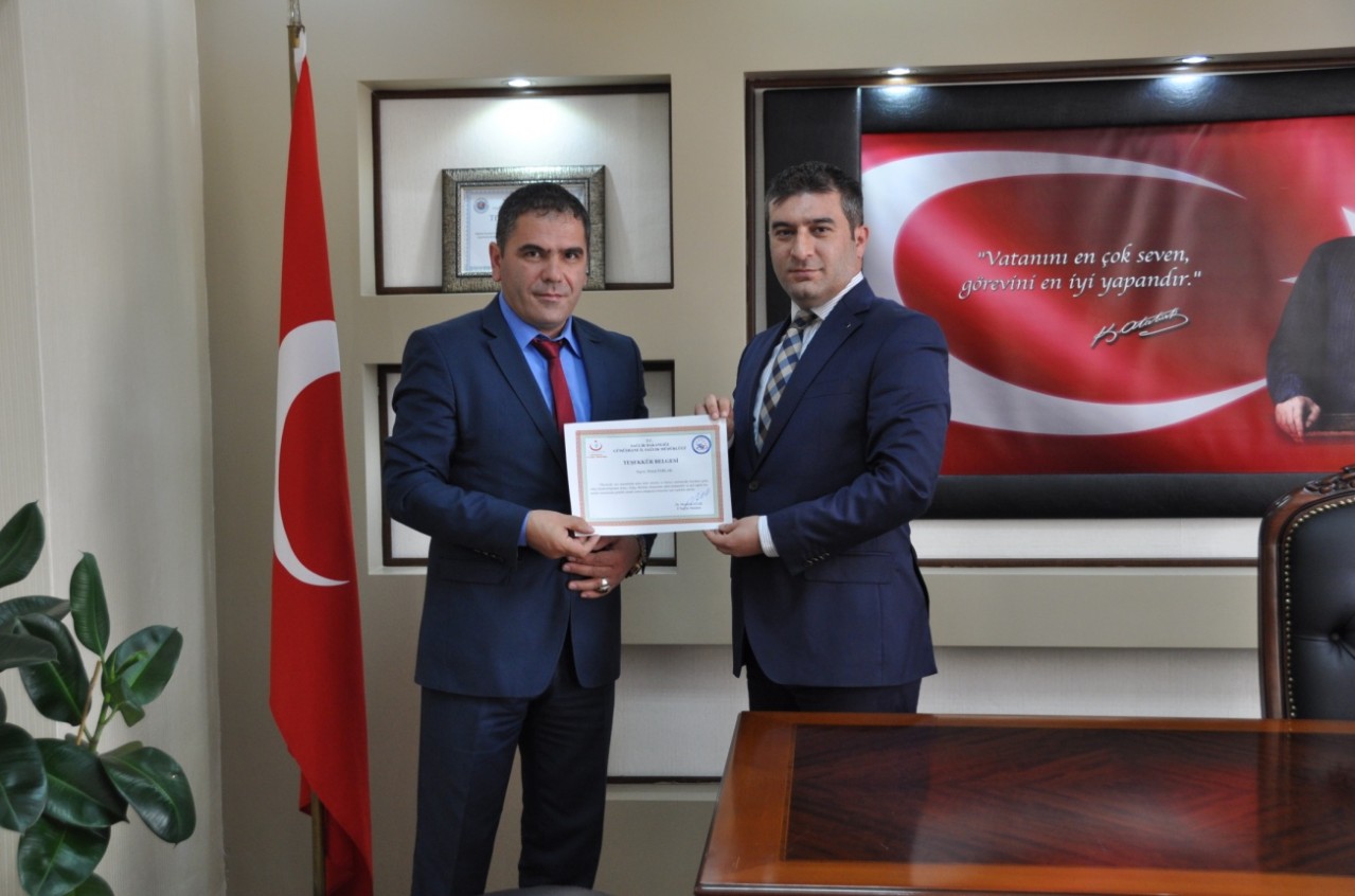 Gönüllü Sağlık Personeline Teşekkür Belgesi 3