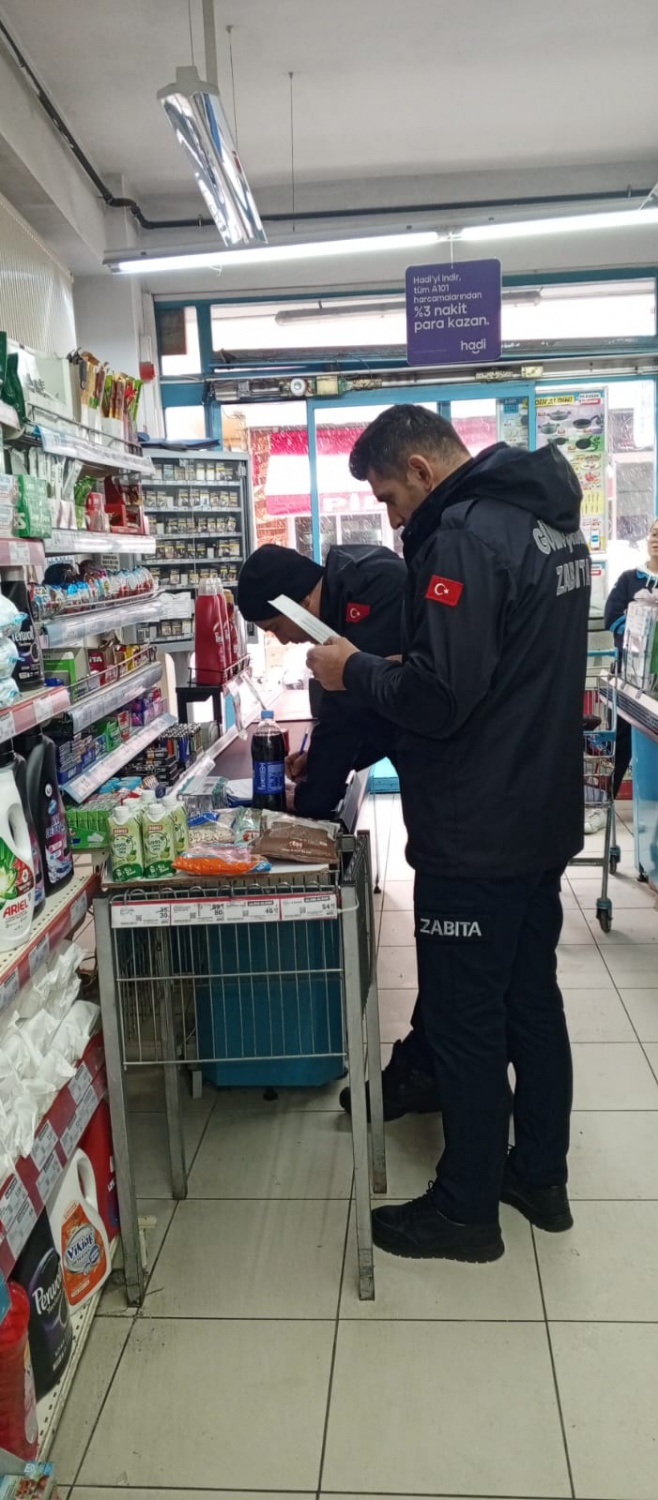 Zabıta ekiplerinden yılbaşı öncesi sıkı denetim 1