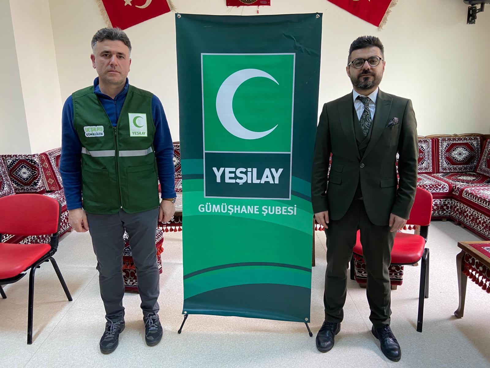 Yeşilay Gümüşhane Şubesinde bayrak değişimi 5