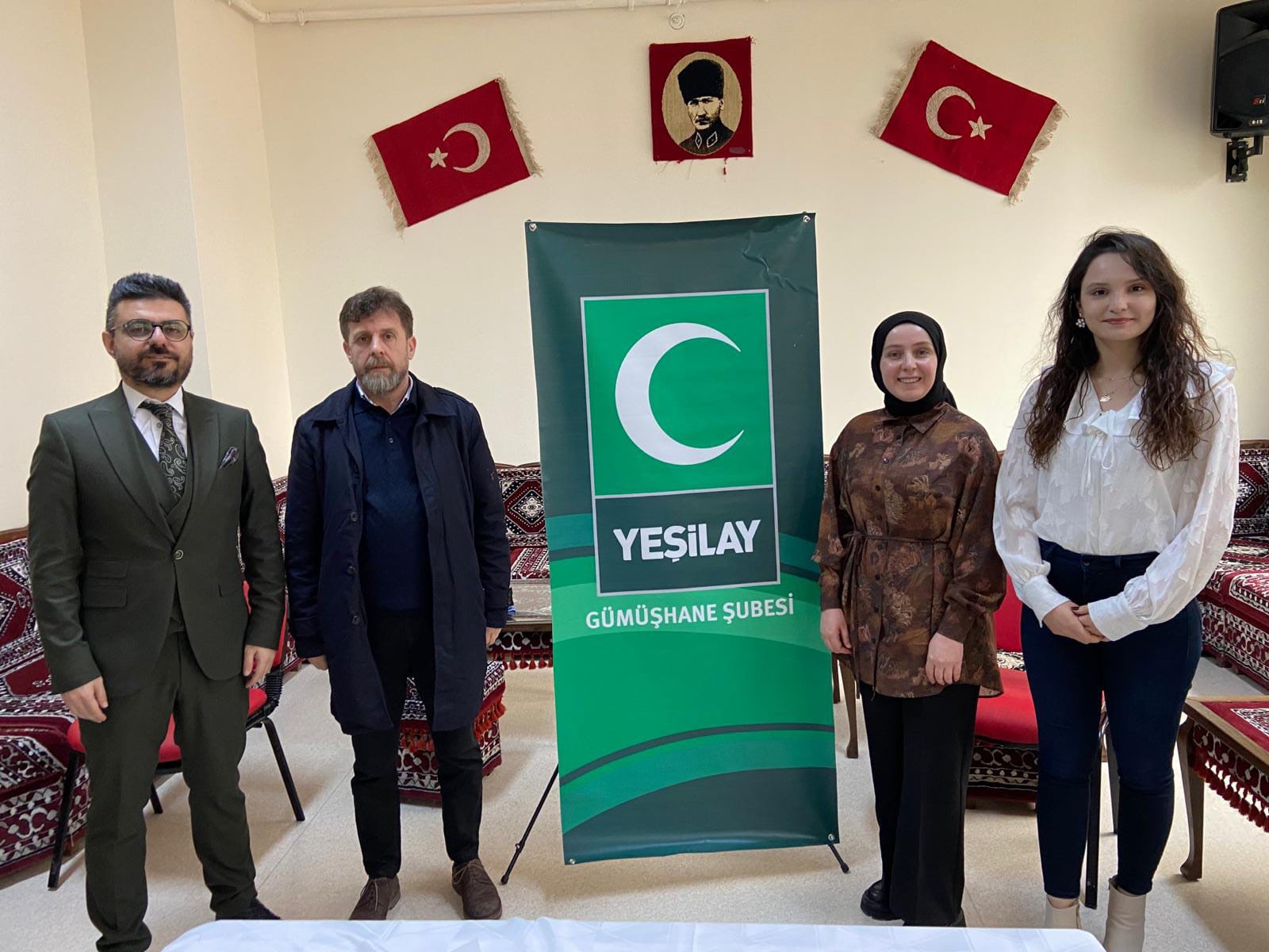 Yeşilay Gümüşhane Şubesinde bayrak değişimi 1