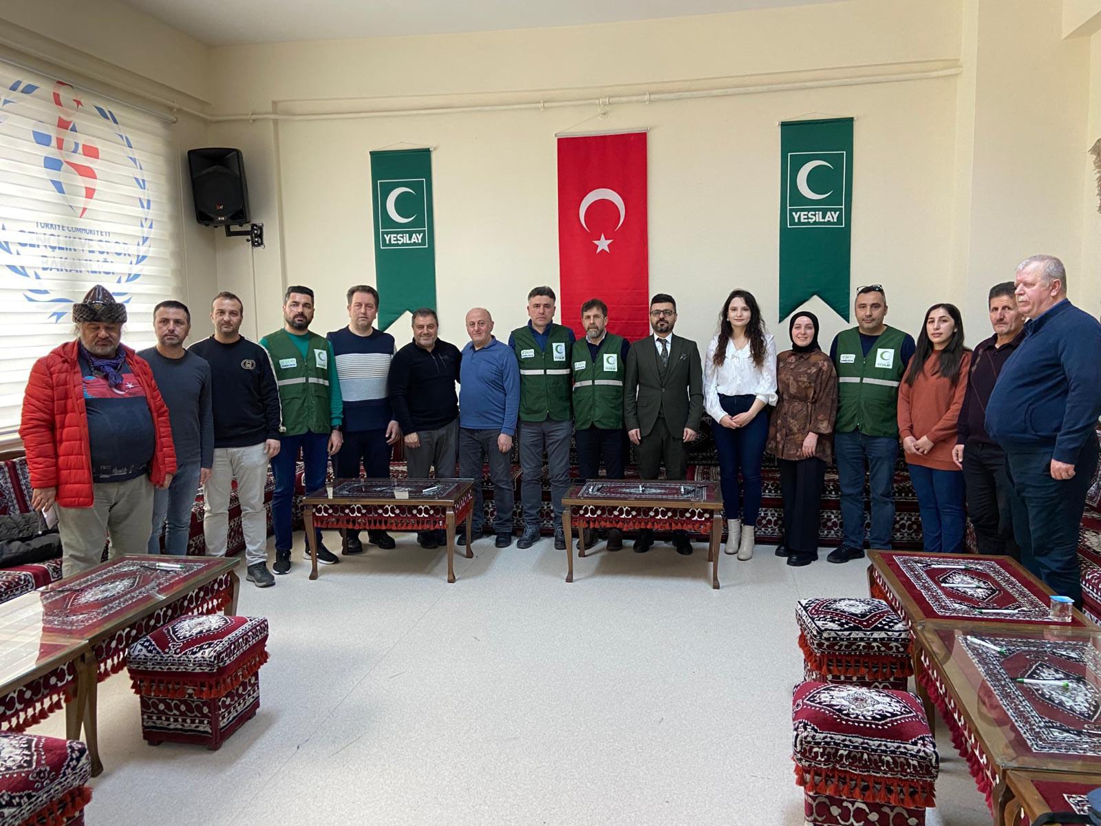 Yeşilay Gümüşhane Şubesinde bayrak değişimi 4