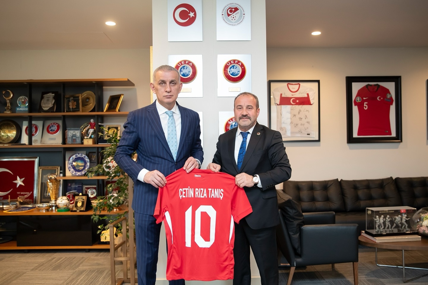 Tanış’tan TFF Başkanı Hacıosmanoğlu’na ziyaret 1