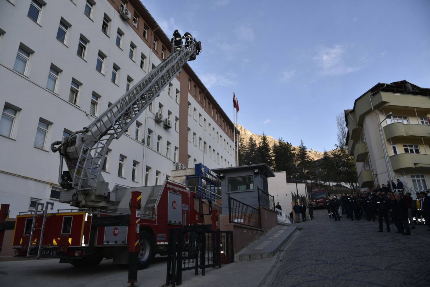 Gümüşhane Emniyetinde yangın eğitimi ve tatbikatı 7