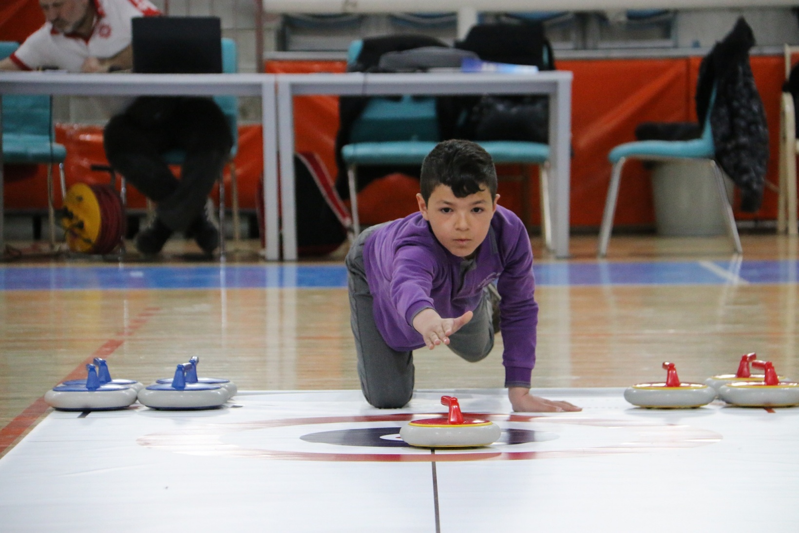 Gümüşhane'de curling heyecanı yaşandı 16