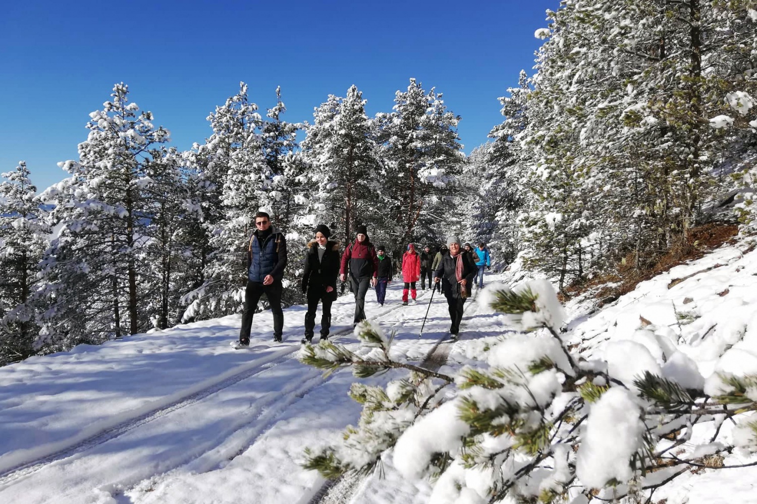 Gümüşhaneli dağcılardan tarihi ipek yolunda beyaz yürüyüş 5