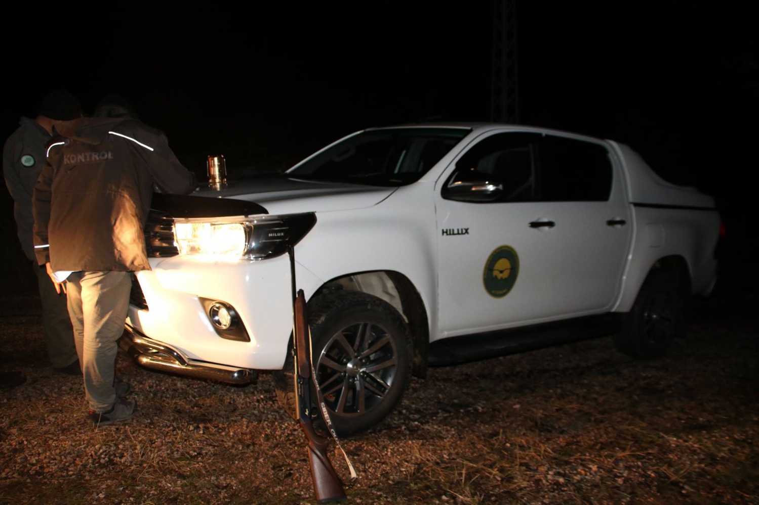 Gümüşhane'de gece 02'de kaçak avcılara suçüstü 1