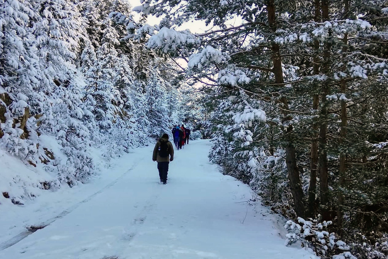 Gümüşhaneli dağcılardan tarihi ipek yolunda beyaz yürüyüş 4