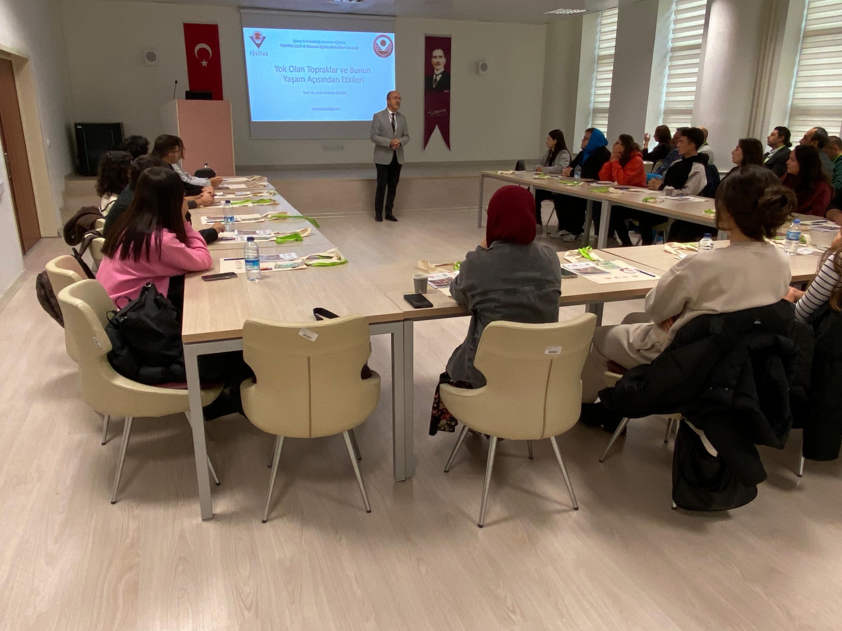 GÜ'de TÜBİTAK destekli Çevre Farkındalığı Arttırma Eğitimleri devam ediyor 7