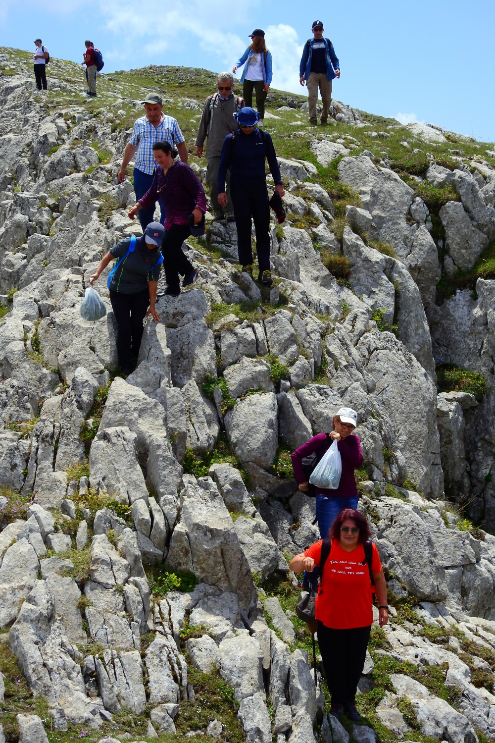 Gümüşhaneli dağcılar Kadırga Yaylasına çıkarma yaptı 11