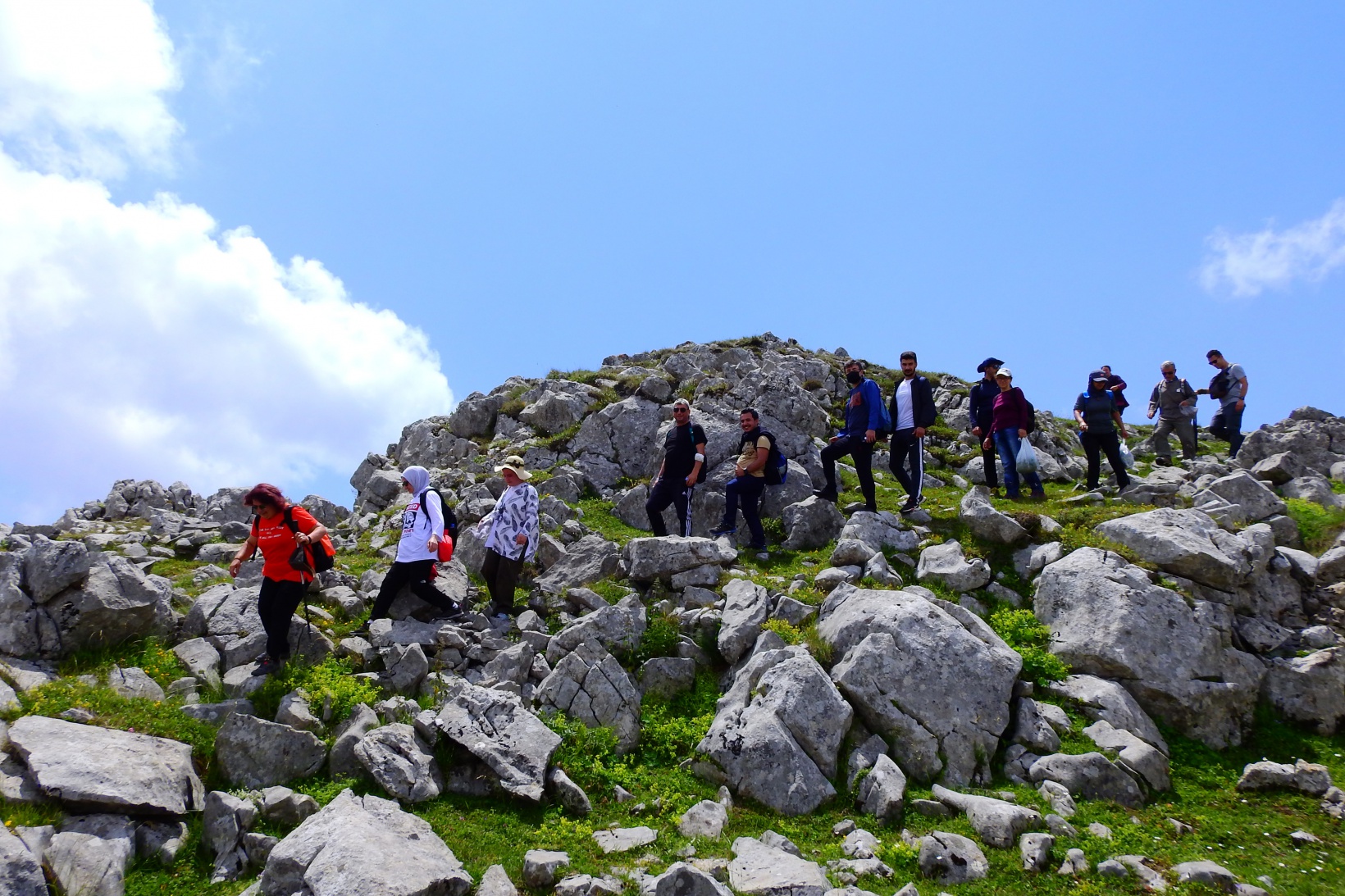 Gümüşhaneli dağcılar Kadırga Yaylasına çıkarma yaptı 15