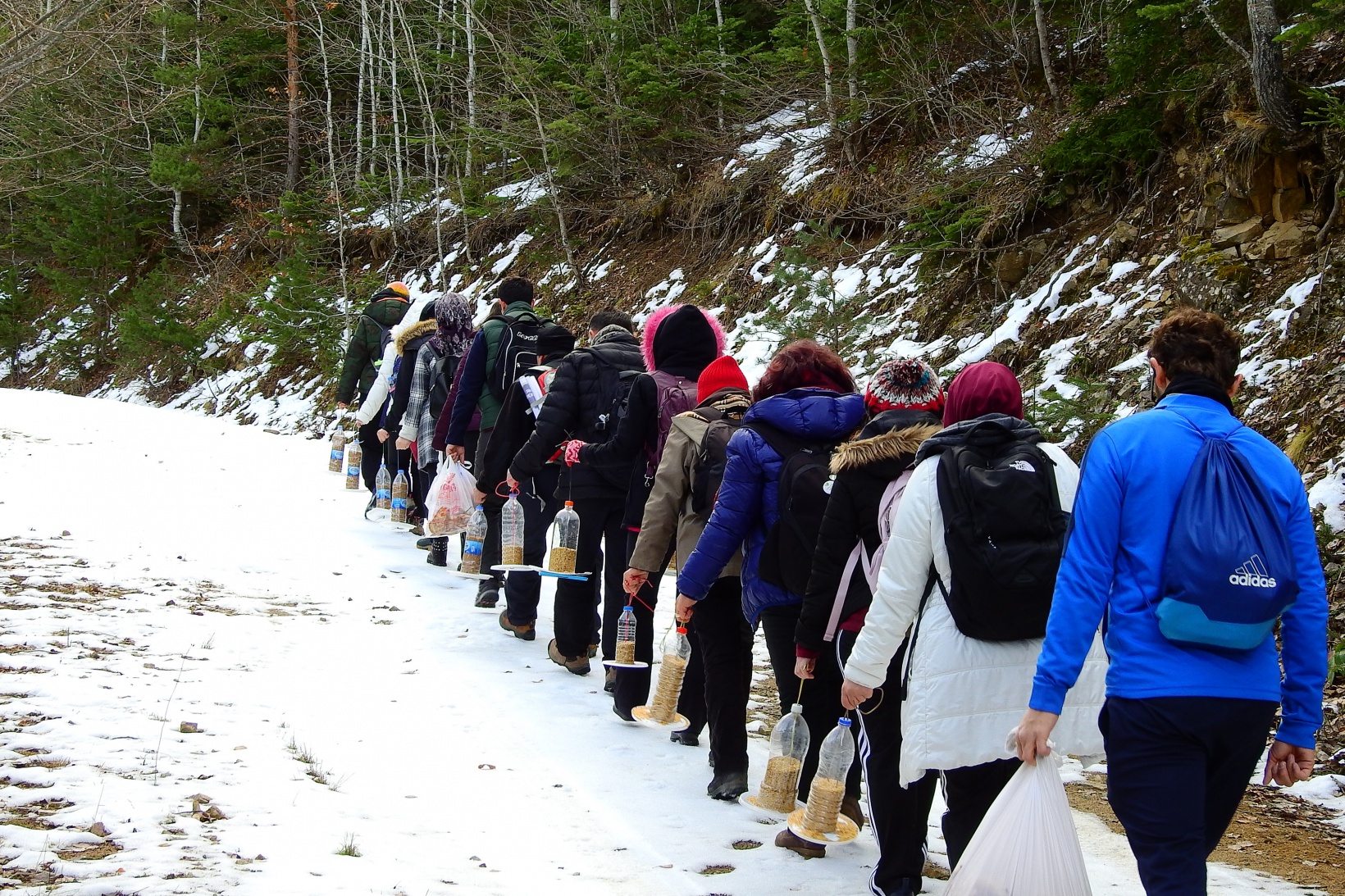 Gümüşhaneli dağcılar Sarıkamış Şehitleri için yürüdü 12