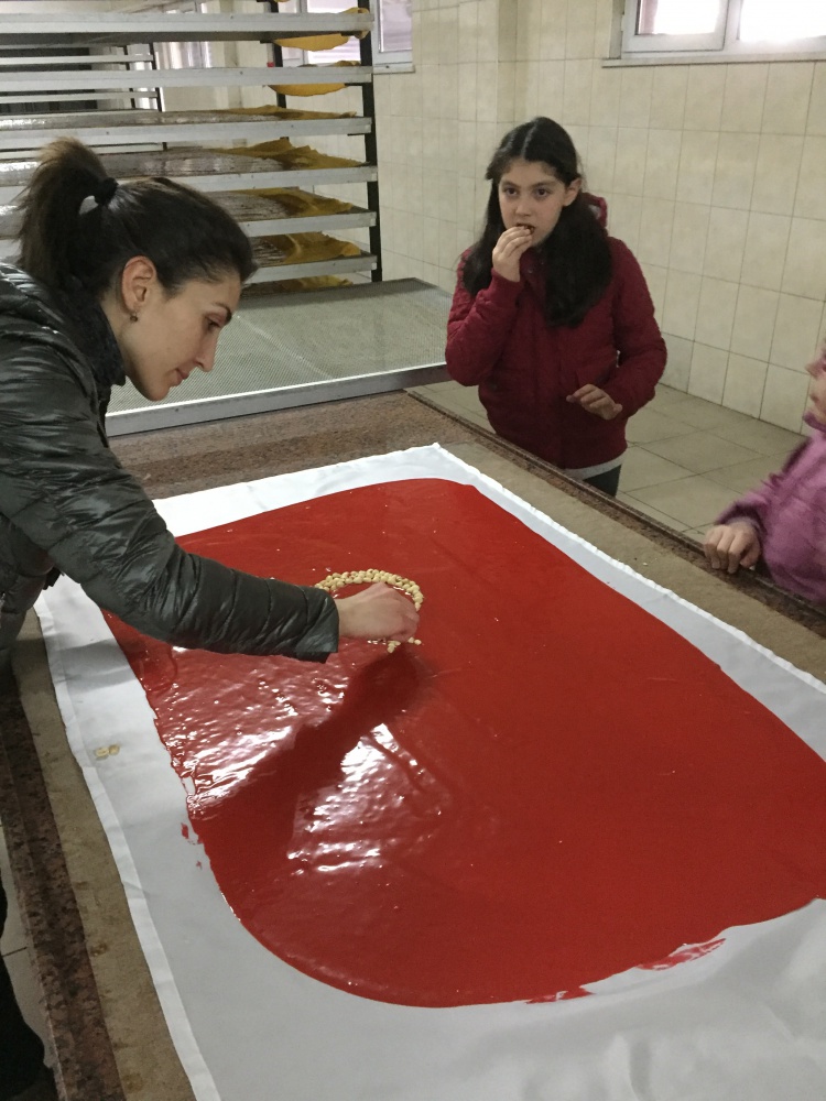 Kuşburnu pestilinden Türk bayrağı tasarladılar 4