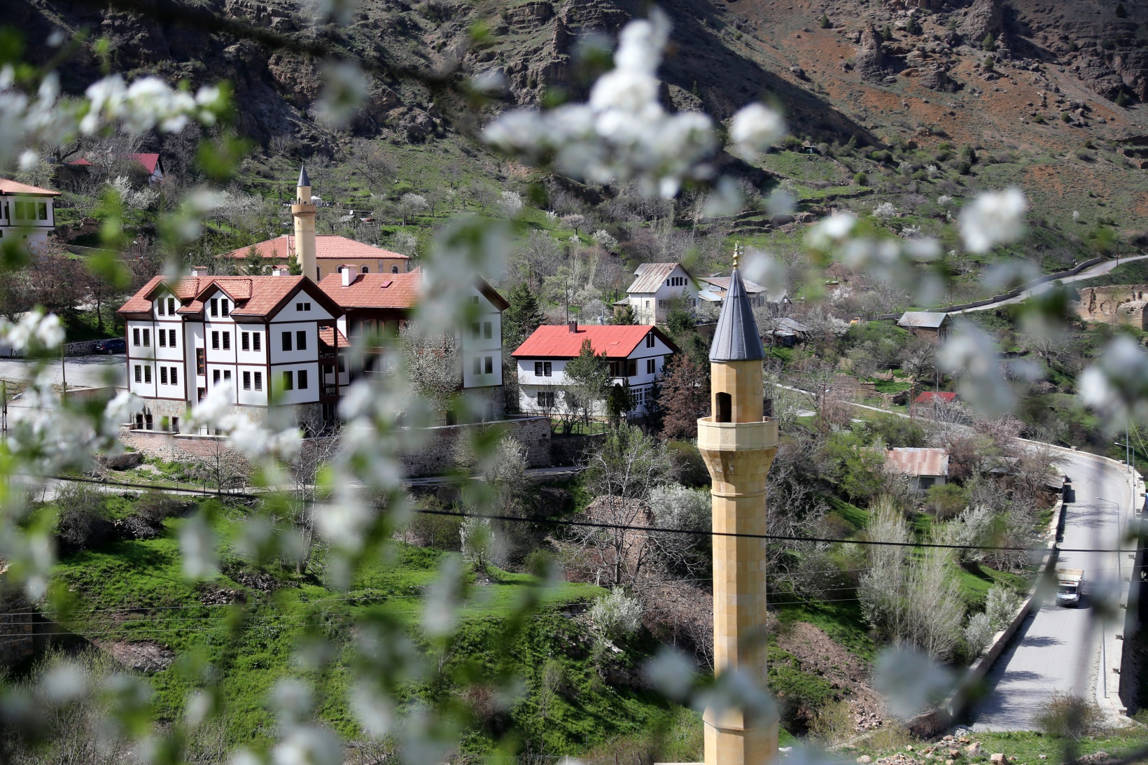 Tarihi mahalle bahar renklerine büründü, görsel şölen oluştu 15