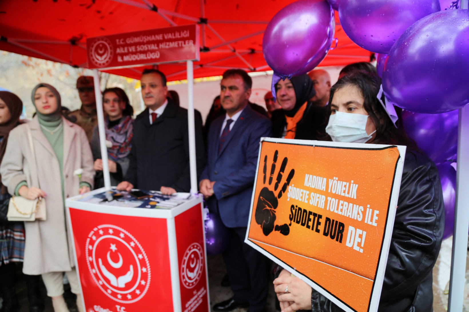 Gümüşhane’de Kadına Yönelik Şiddete Karşı Uluslararası Mücadele Günü yürüyüşü 3