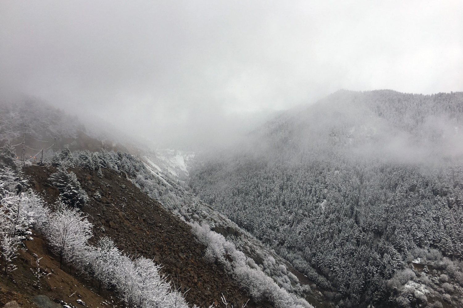 Gümüşhane’nin yüksekleri beyaza büründü 4