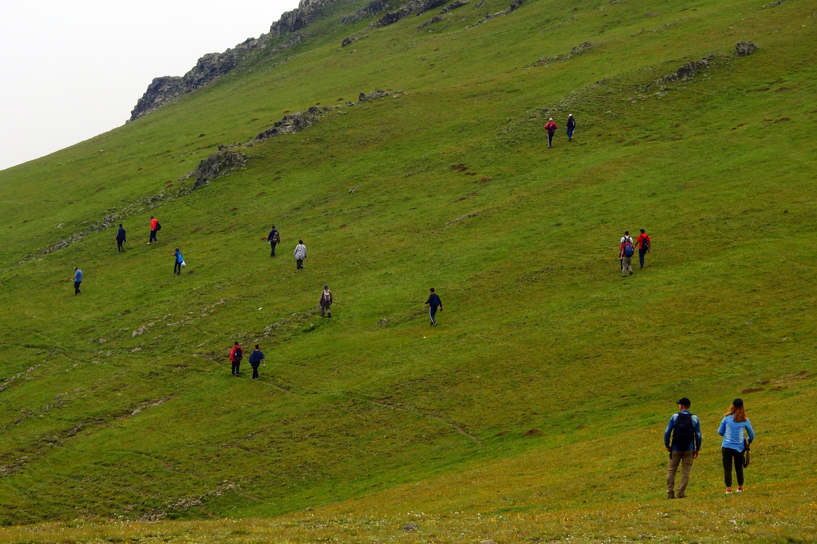 Gümüşhaneli dağcılar Kadırga Yaylasına çıkarma yaptı 6
