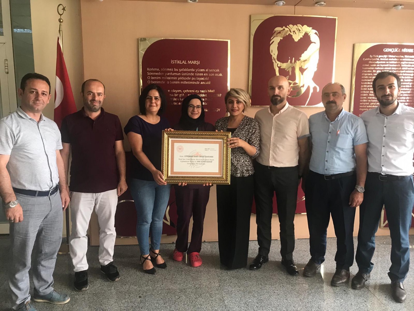 Kelkit ve Şiran Devlet Hastaneleri sertifikalarını aldı 3