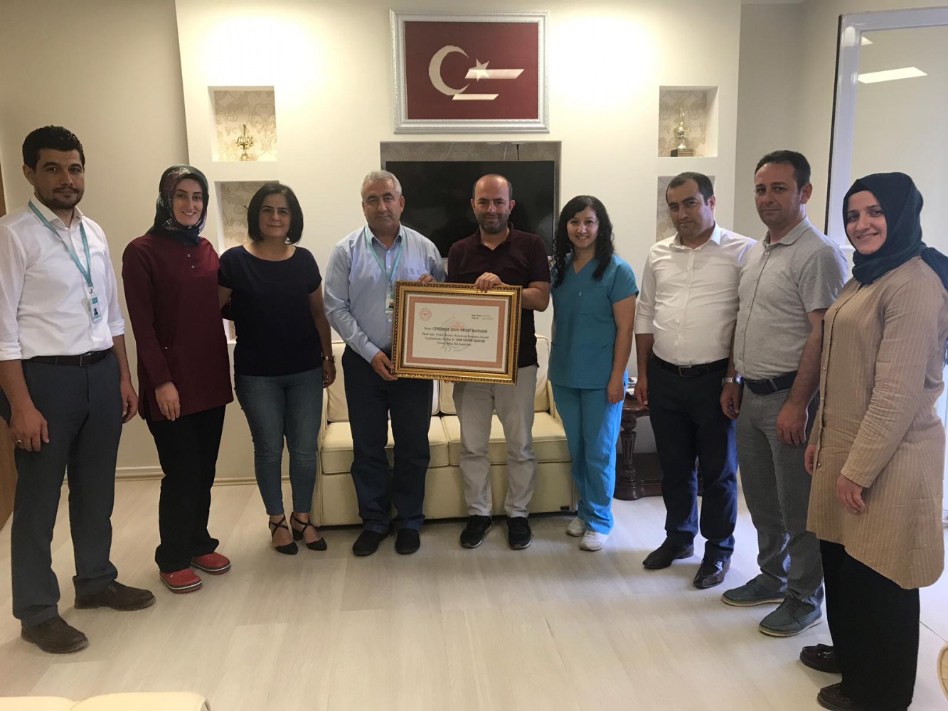 Kelkit ve Şiran Devlet Hastaneleri sertifikalarını aldı 2