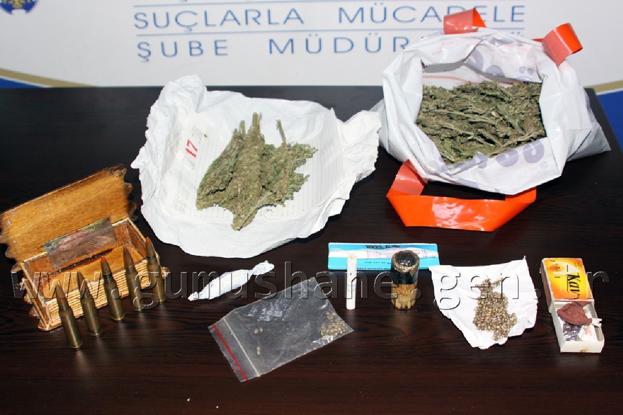 Gümüşhane Emniyetinden Uyuşturucu, Sigara Ve Silah Operasyonu 6